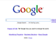 Google.com on Sept. 27, 2008.
